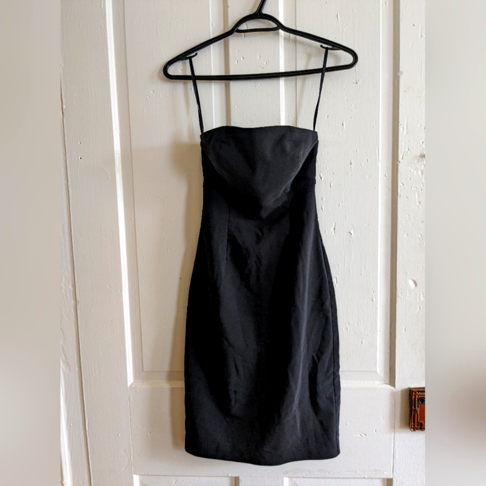 Express Vintage Strapless LBD, Size 1/2